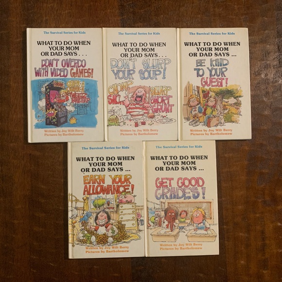 VTG The Survival Series for Kids What To Do When Your Mom Or Dad Says 10pc Books - Picture 9 of 16